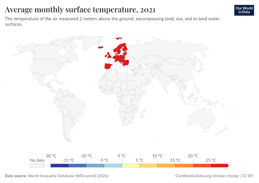 A thumbnail of the "Average monthly surface temperature" chart