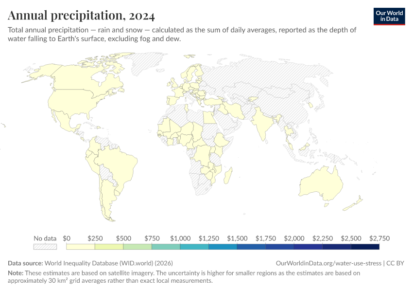 A thumbnail of the "Annual precipitation" chart