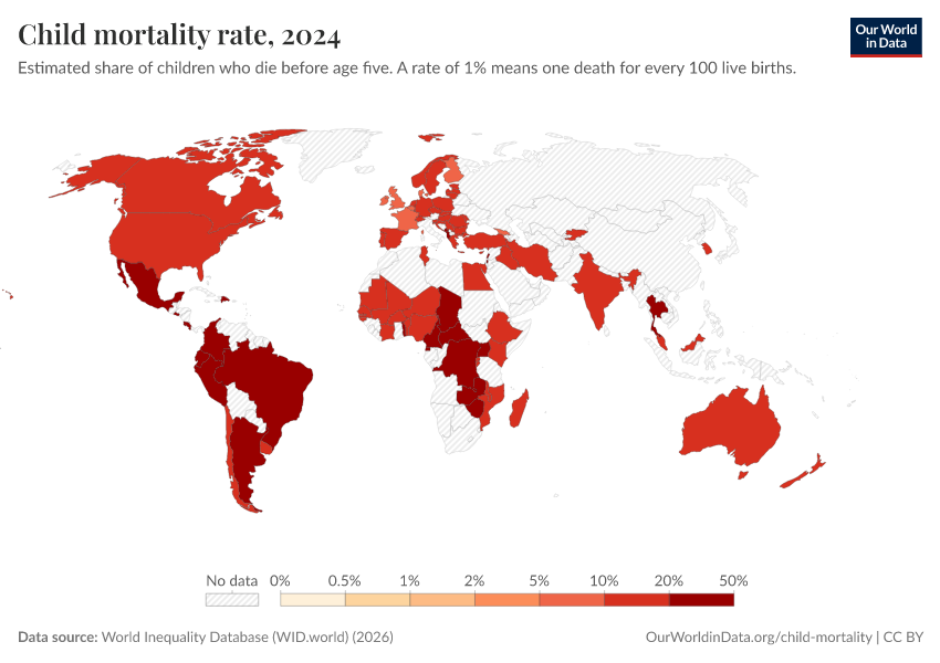 A thumbnail of the "Child mortality rate" chart