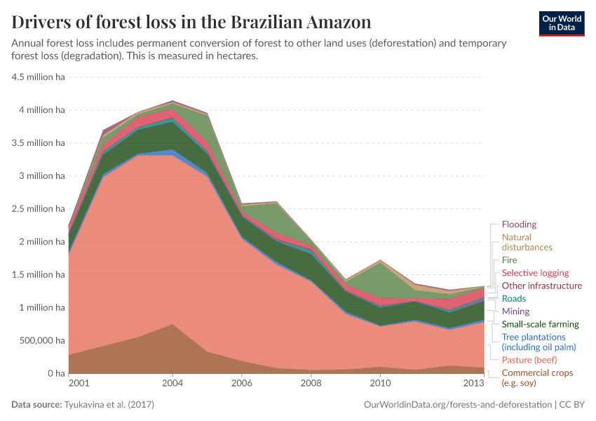 Drivers of forest loss in the Brazilian Amazon